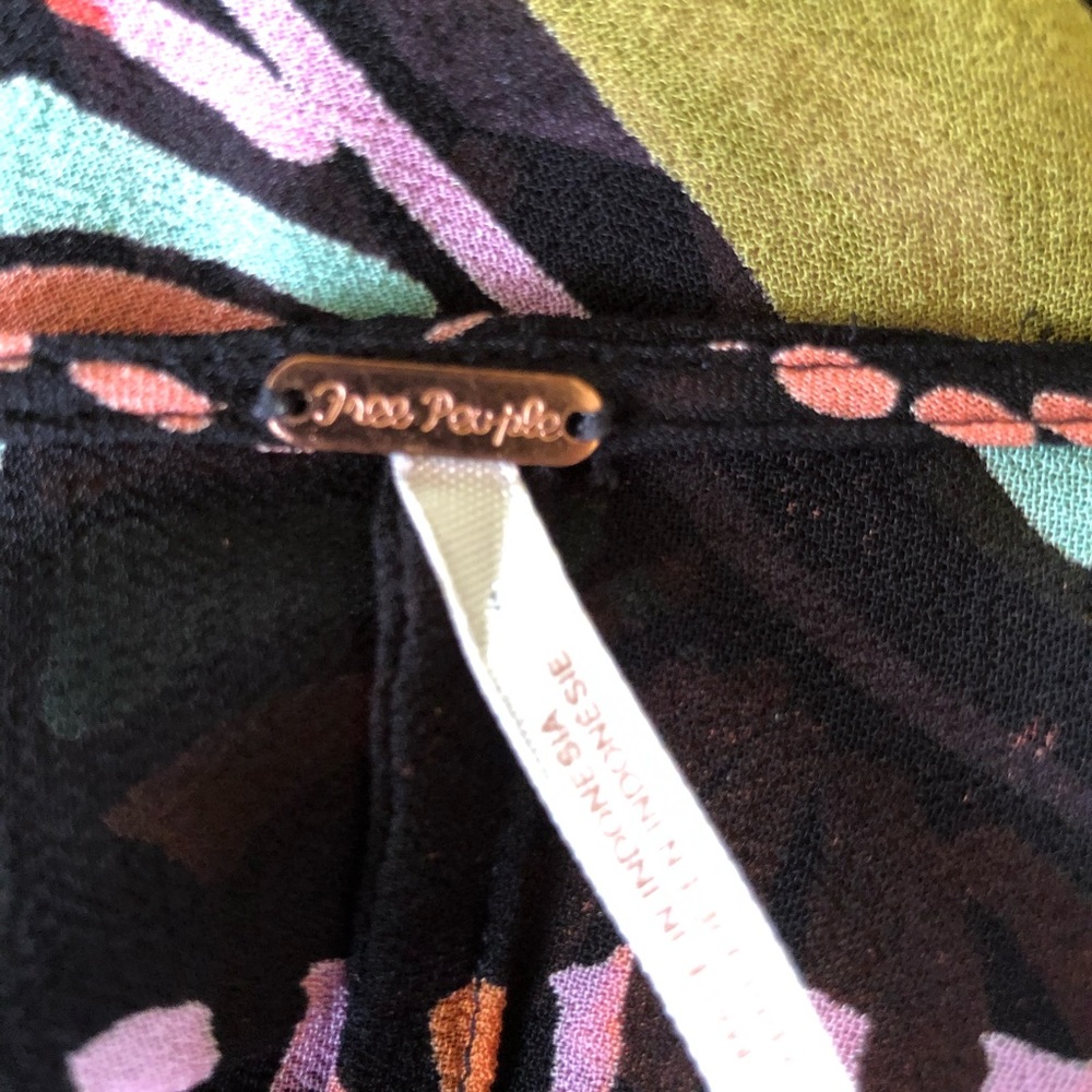 Free People Multicolor Abstract Blouse - Picture 3 of 4